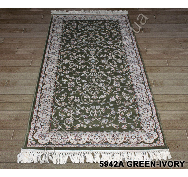 Килим Turkistan 5942a green-ivory1 - Фото 1